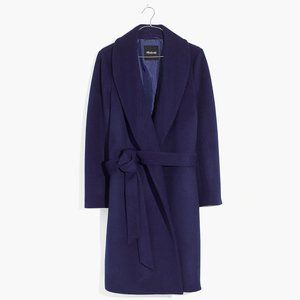 Madewell Shawl-Collar Wrap Coat Sz M